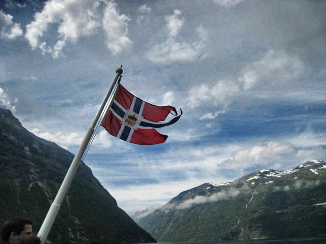 norwegische flagge